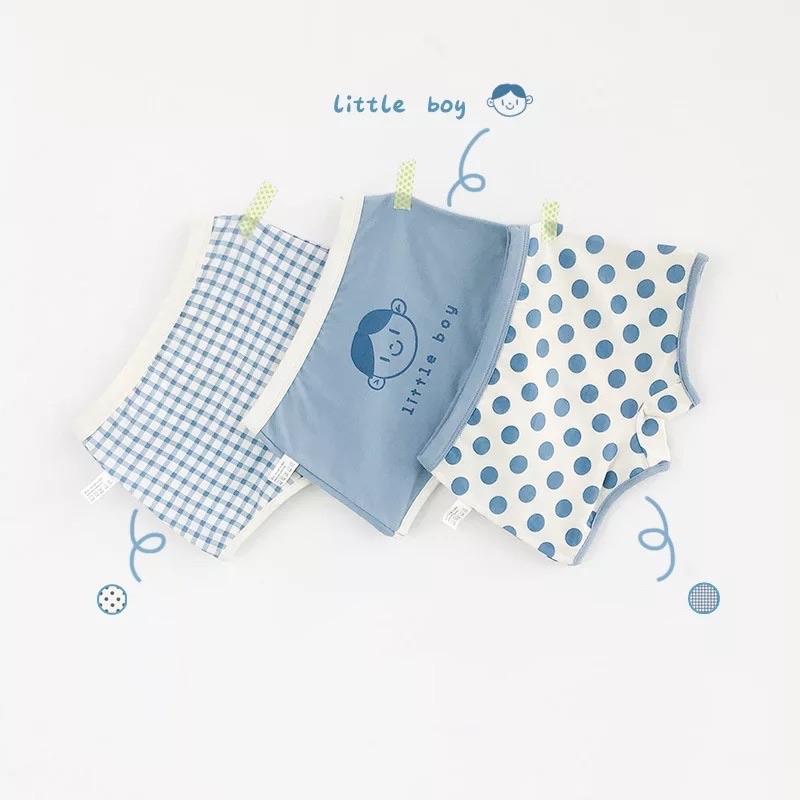 Little Boy & Girl Candy Color Underwear [Set of 3]