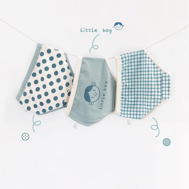 Little Boy & Girl Candy Color Underwear [Set of 3]
