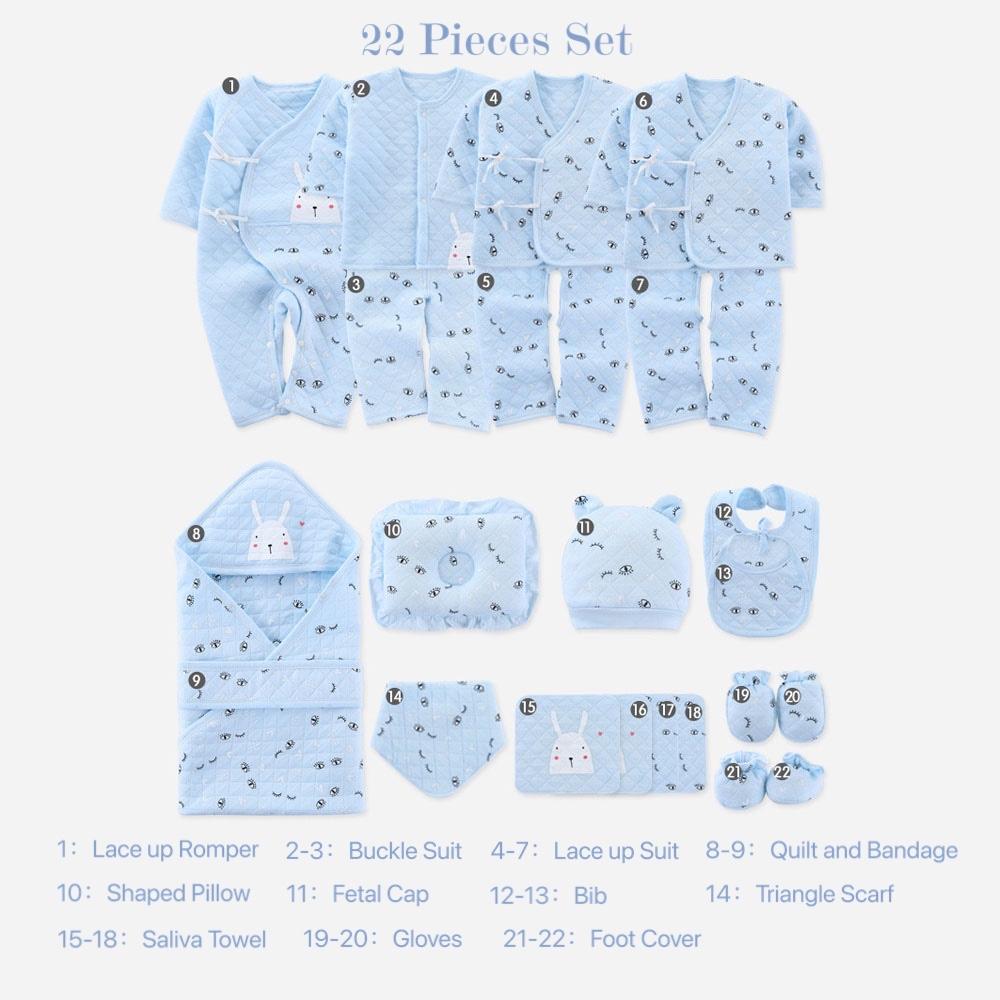 Little Bunny Newborn Baby Cotton Gift Set - MomyMall