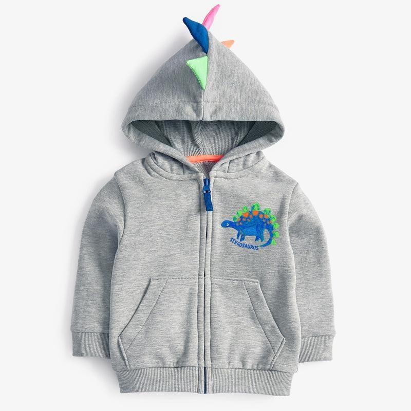 Little Steaosaurus Zip-Up Hoodie