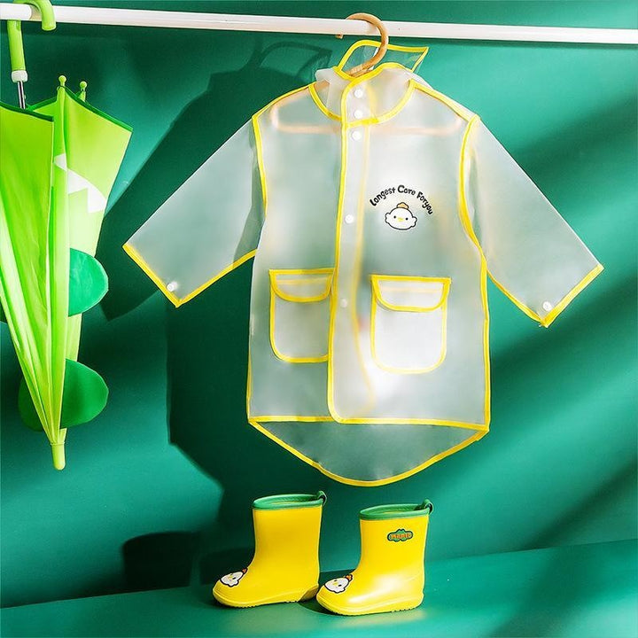 Longest Care for You Transparent Raincoat