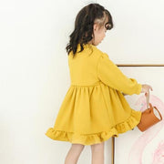 Tiny Bunny Ruffle Plush Dress - MomyMall