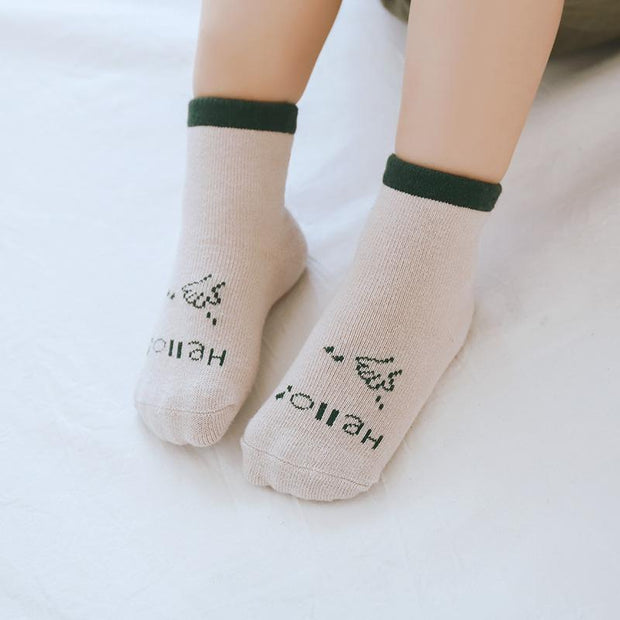 Basic Color Toned Socks [Set of 5] - MomyMall