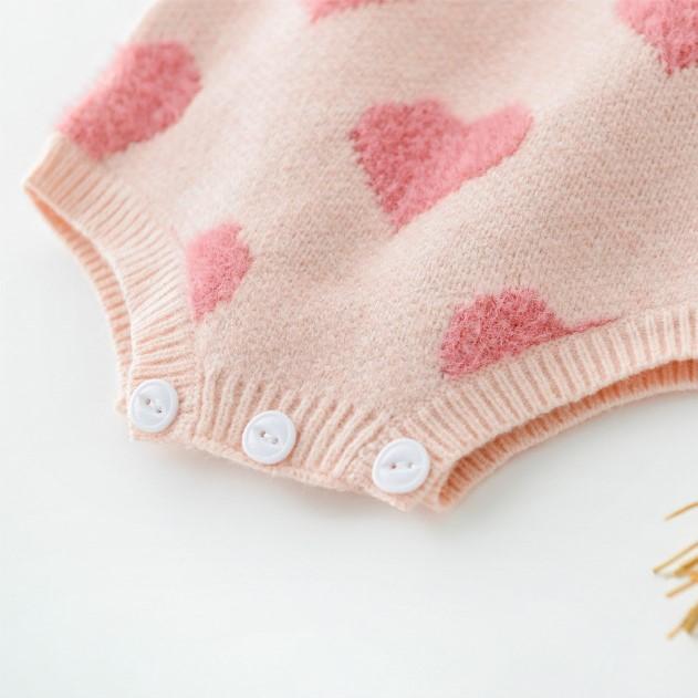 Candy Hearts Baby Knit Set - MomyMall