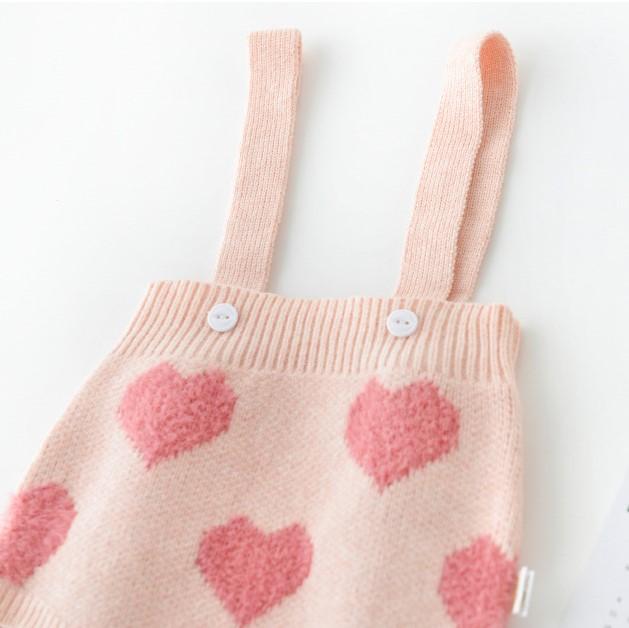 Candy Hearts Baby Knit Set - MomyMall