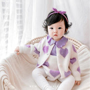 Candy Hearts Baby Knit Set - MomyMall