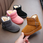 Maya Buckle Basic Plush Winter Boots