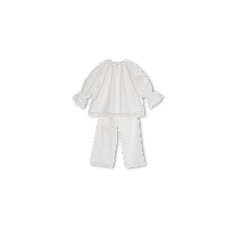 Millie Lace Loungewear Set - MomyMall White / 2-3 Years