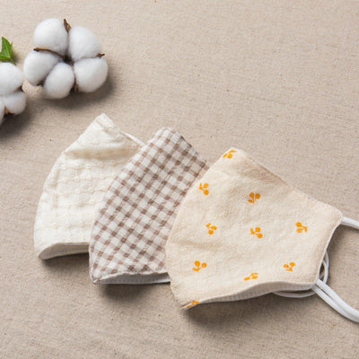 Mom + Me Summer Pattern Face Mask Set with Filter Pocket [Set of 3]