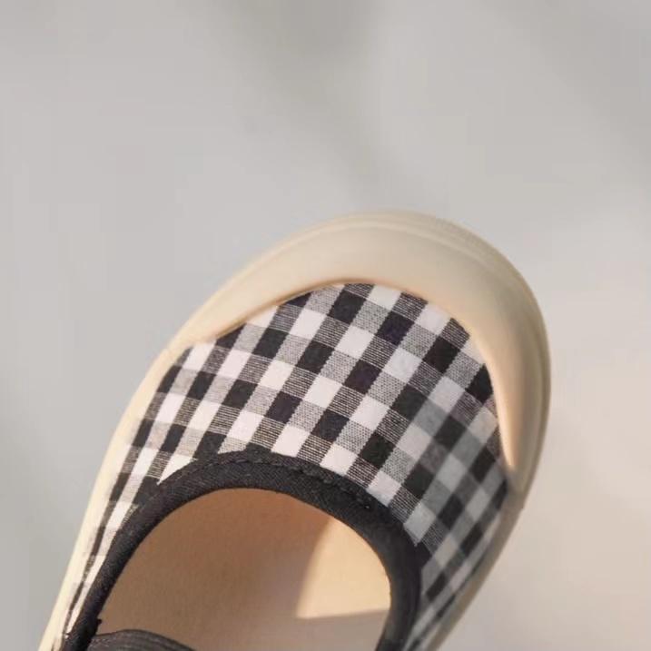 Monica Plaid Casual Canvas Shoes