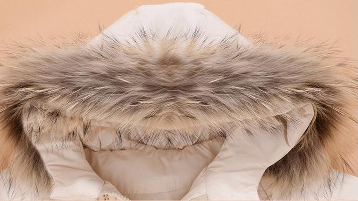 Nally Big Button Hooded 2-Piece Snowsuit Set - MomyMall