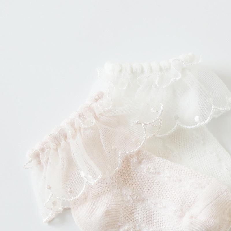 Nancy Frilly Lace Summer Socks