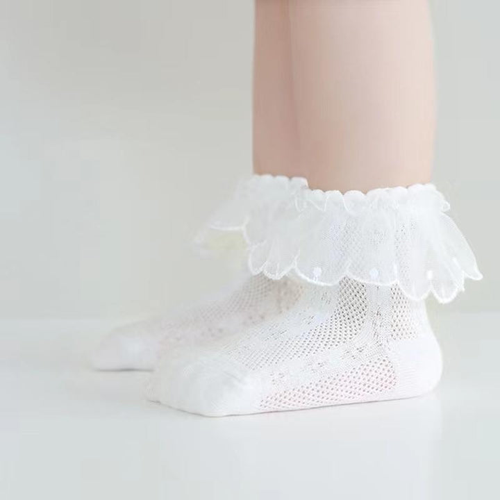 Nancy Frilly Lace Summer Socks