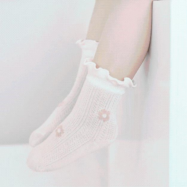 Nenna Ruffle Floral Summer Socks