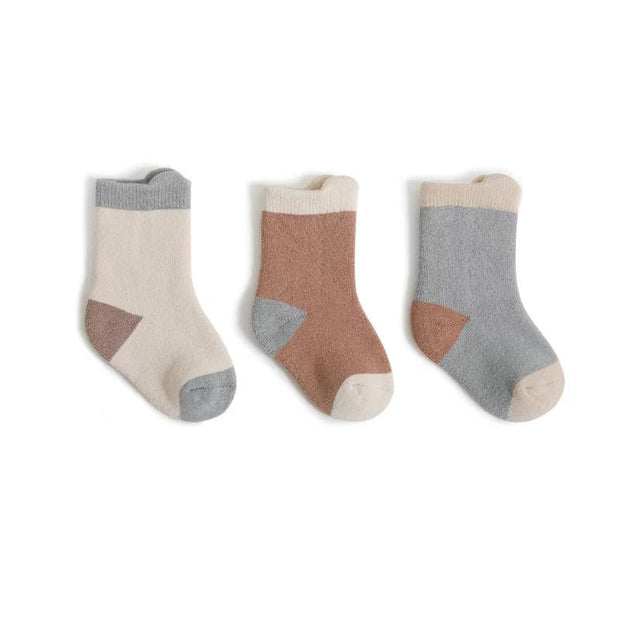 Neva Winter Socks [Set of 3] - MomyMall 0-6 Months / Blue