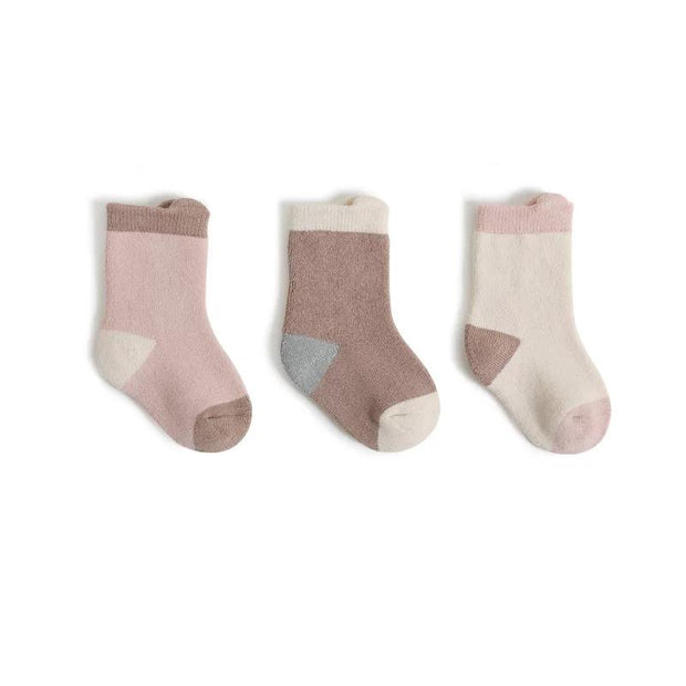 Neva Winter Socks [Set of 3] - MomyMall 0-6 Months / Pink