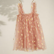 Nikki Daisy Tulle Dress - MomyMall 18-24 Months / Pink