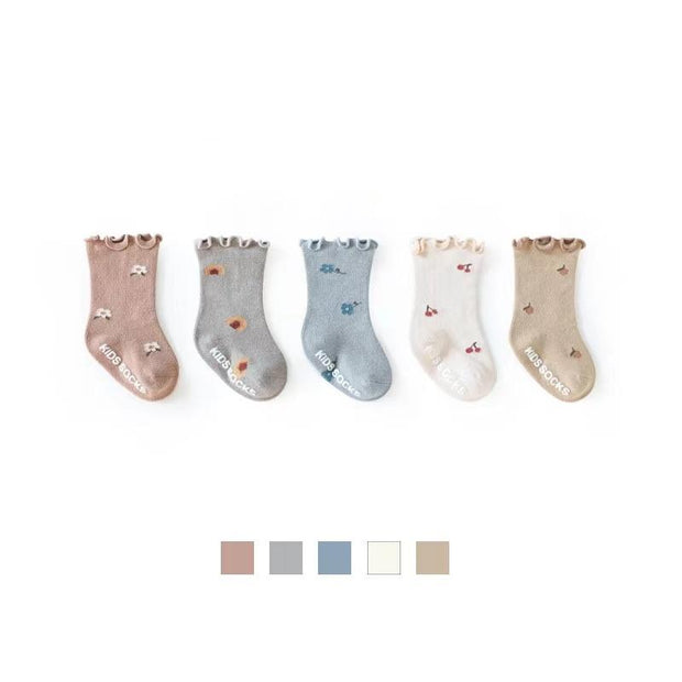 Nita Floral Baby Socks - MomyMall