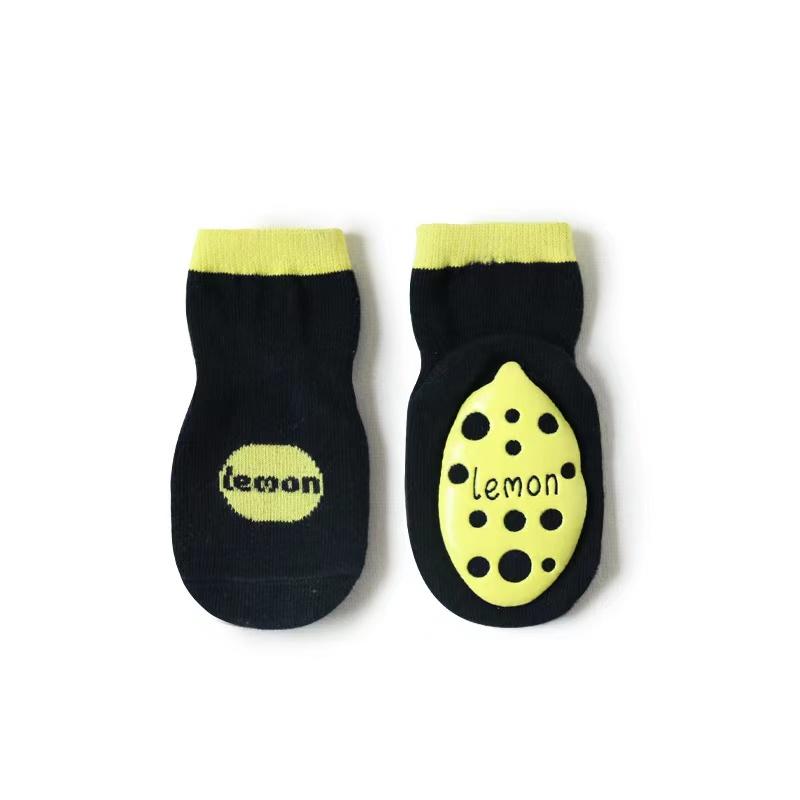 Niya Fruits Non-Slip Socks - MomyMall 0-12 Months / Lemon