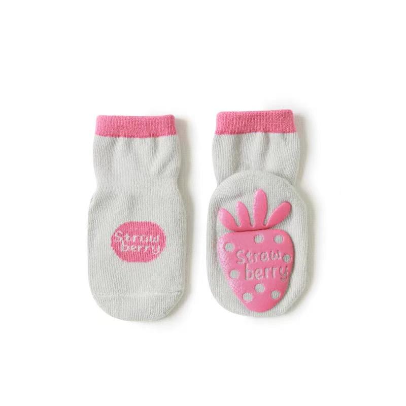 Niya Fruits Non-Slip Socks - MomyMall 0-12 Months / Strawberry