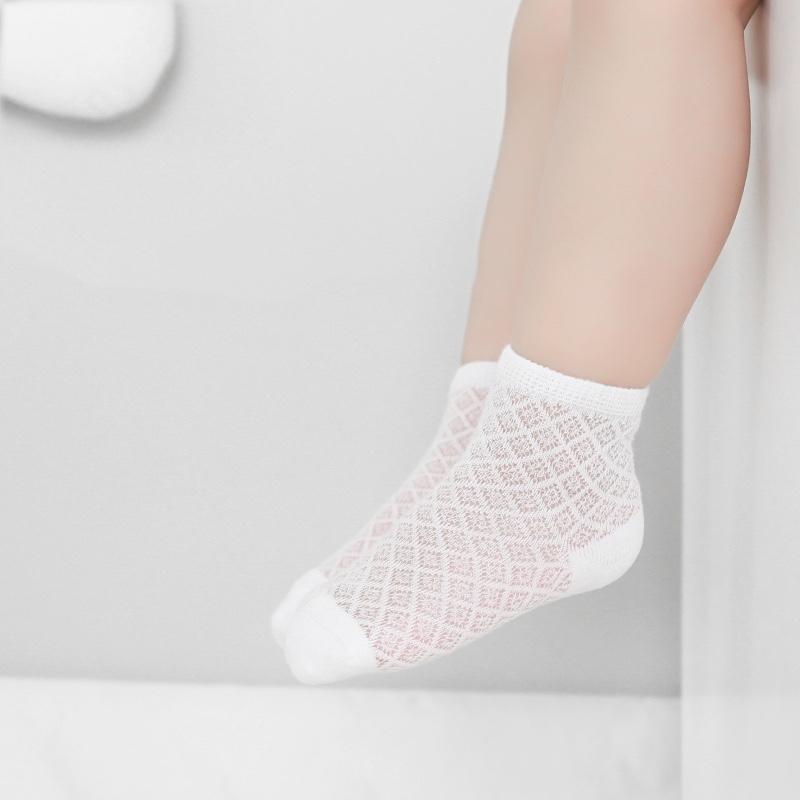 Noel Basic Mesh Summer Socks [Set of 4] - MomyMall