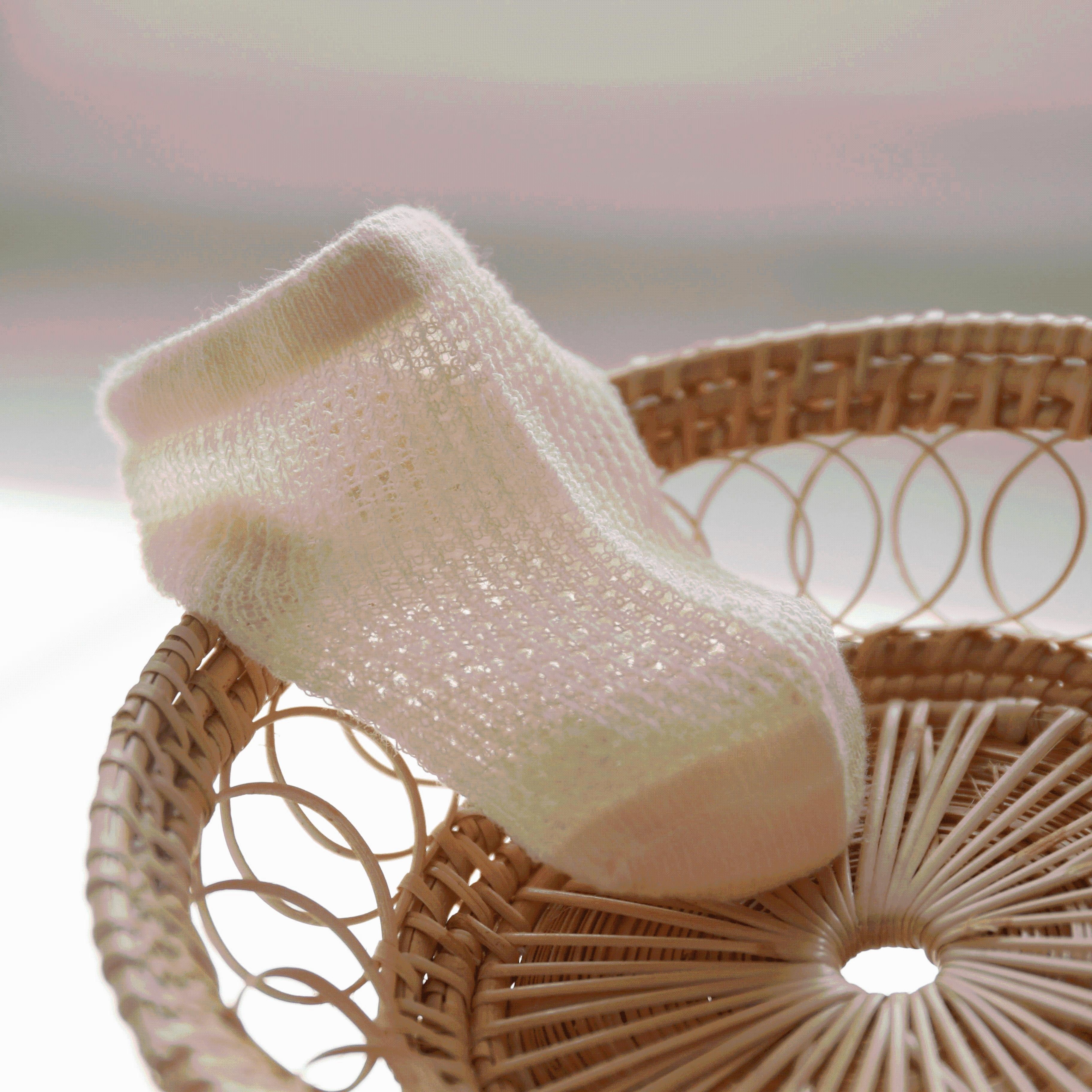 Noel Basic Mesh Summer Socks [Set of 4] - MomyMall