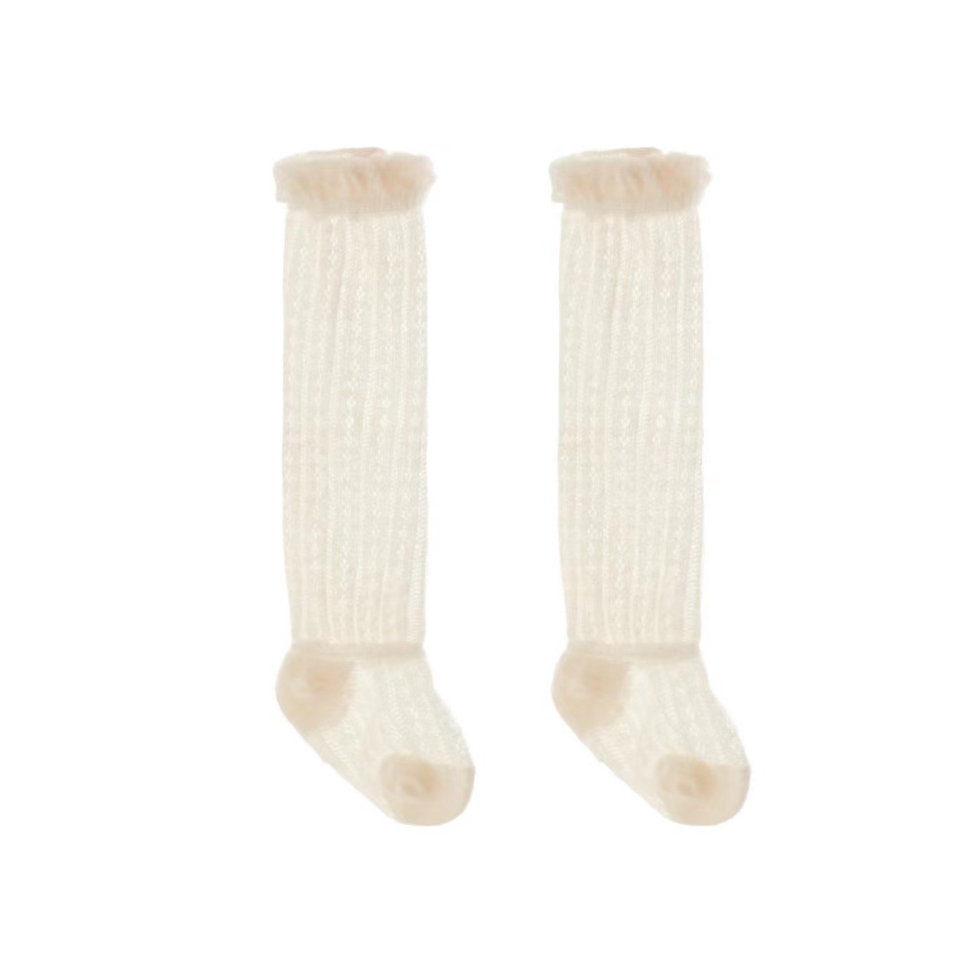 Nora Summer Knee Socks - MomyMall 0-6 Months / Beige