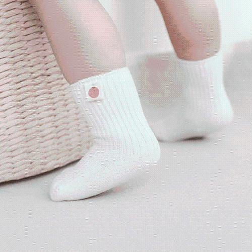 Nunu Tiny Tag Non-Slip Socks [Set of 3] - MomyMall