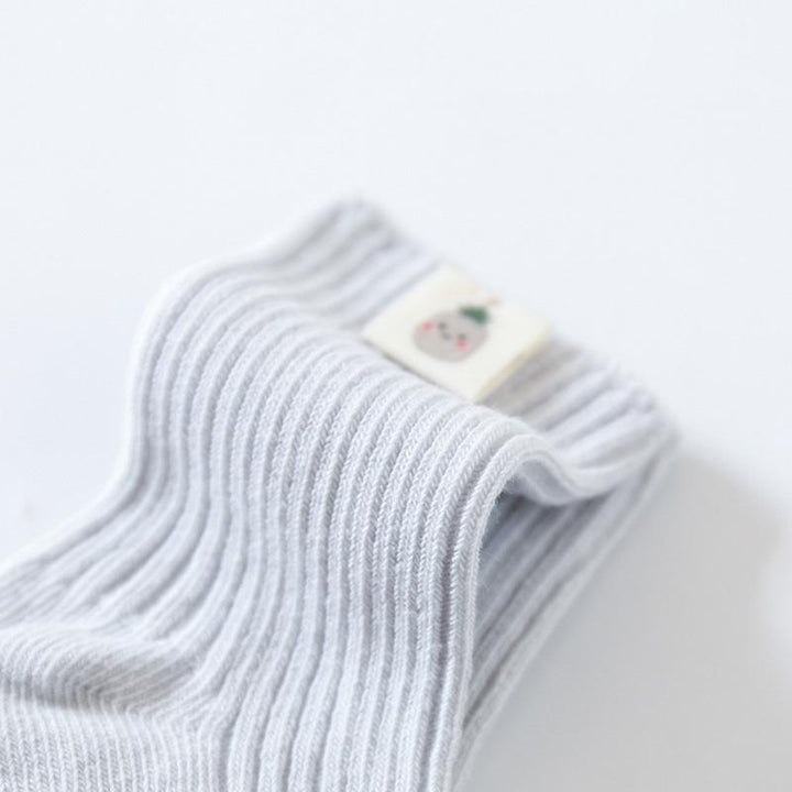 Nunu Tiny Tag Non-Slip Socks [Set of 3] - MomyMall
