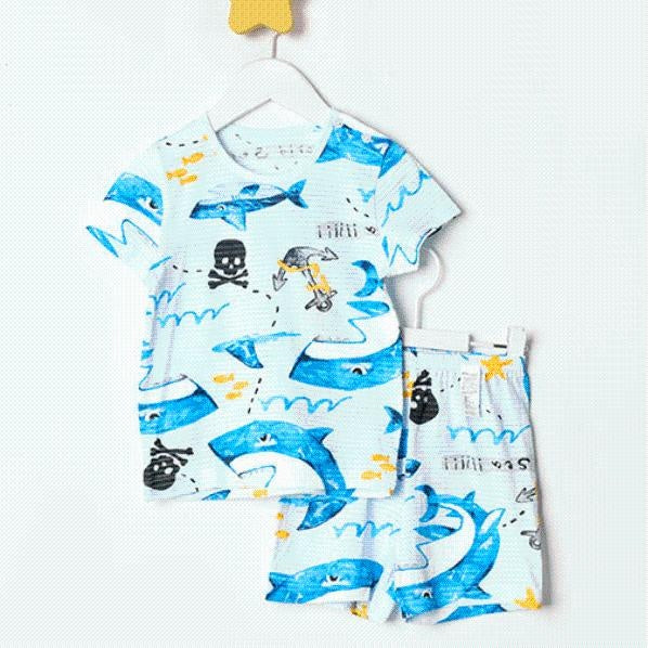 Organic Cotton Animal Hero Short Playset - MomyMall 2-3 Years / Shark