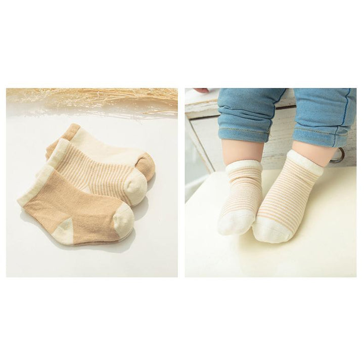 Organic Cotton Basic Socks [Set of 3] - MomyMall