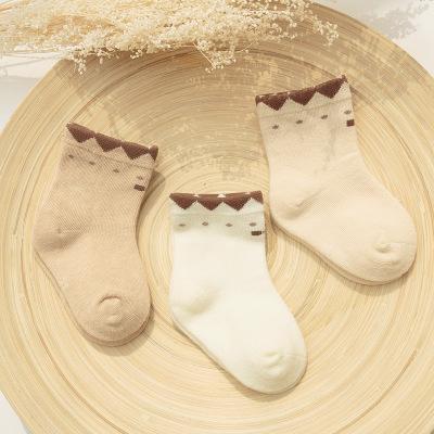 Organic Cotton Basic Socks [Set of 3] - MomyMall