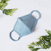 Organic Cotton Reusable Face Mask - MomyMall 2-4 Years / Blue