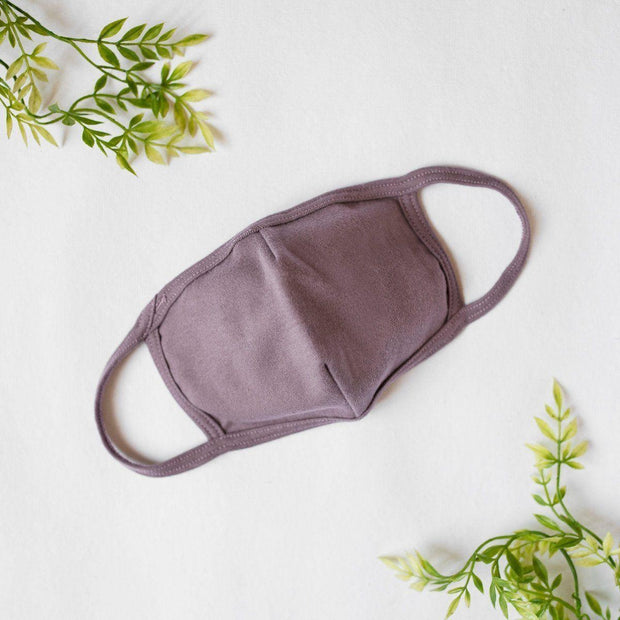 Organic Cotton Reusable Face Mask - MomyMall Adult / Dusty Rose