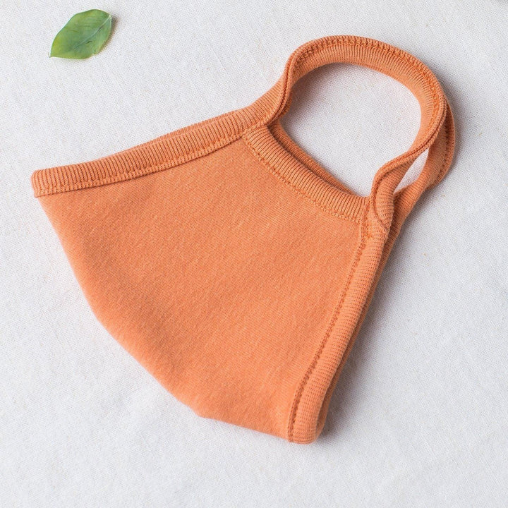 Organic Cotton Reusable Face Mask - MomyMall Adult / LIMITED - Apricot