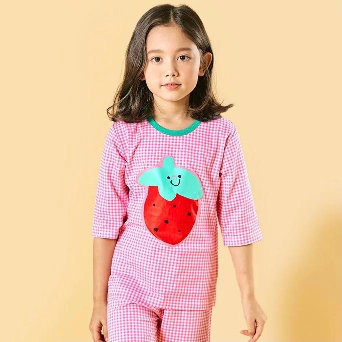 Organic Cotton Smiling Fruits Summer Mid Playset