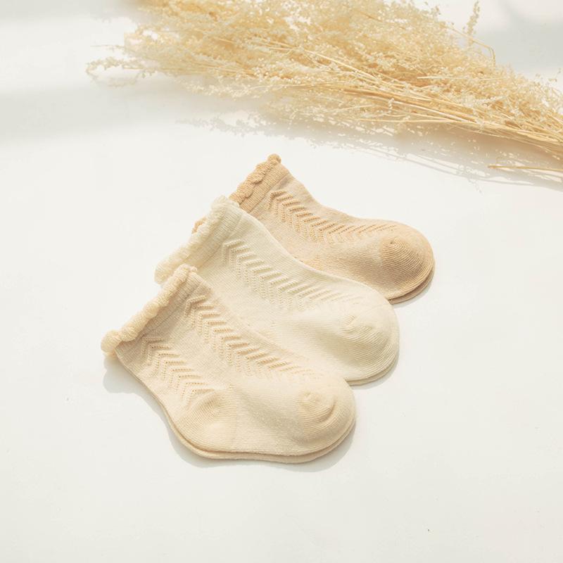 Organic Cotton Summer Basic Socks [Set of 3]