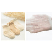 Organic Cotton Summer Basic Socks [Set of 3]