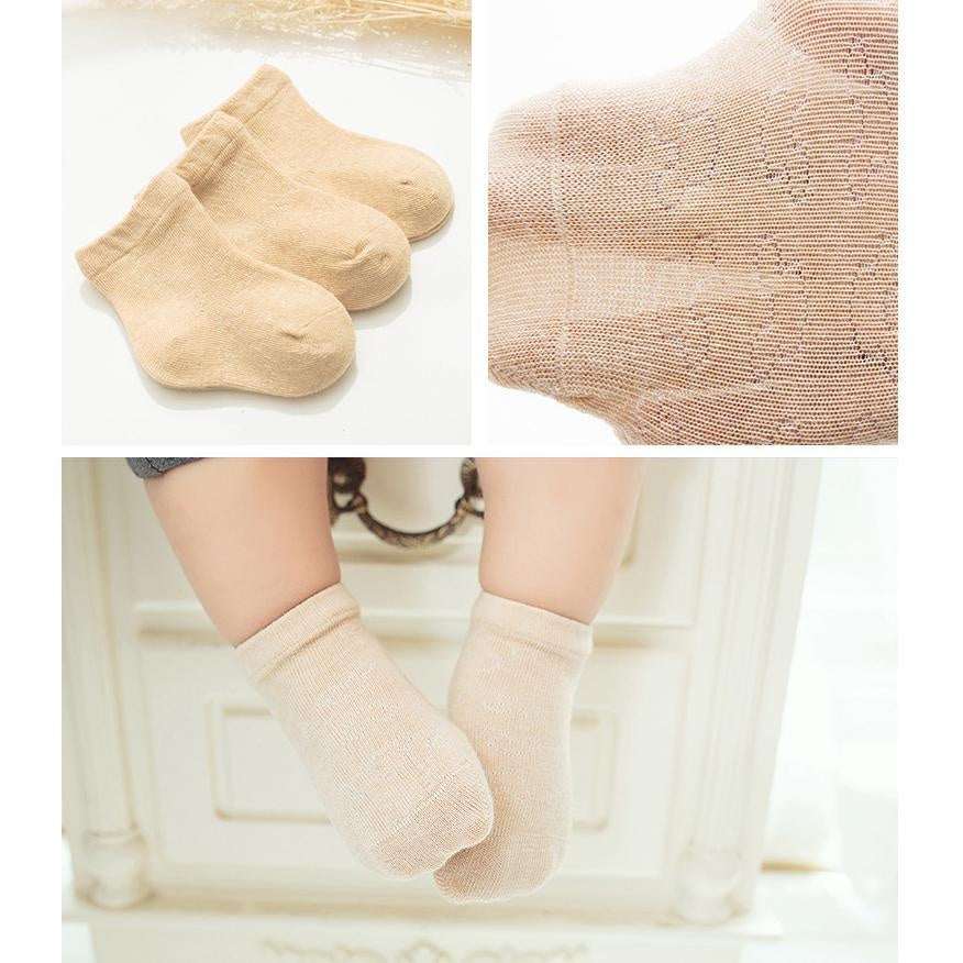 Organic Cotton Summer Basic Socks [Set of 3]