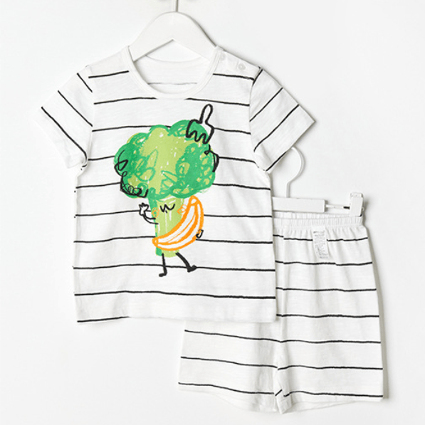 Organic Cotton Veggie Fruits Playset