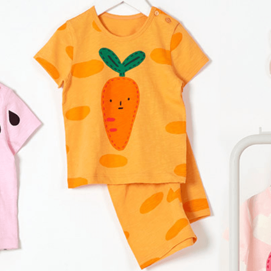 Organic Cotton Veggie Fruits Playset