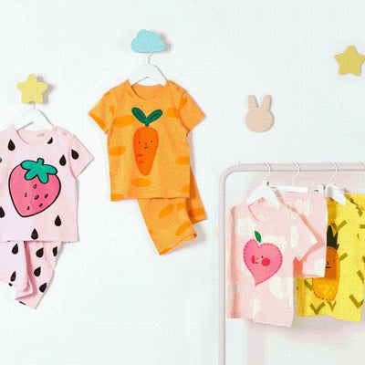 Organic Cotton Veggie Fruits Playset