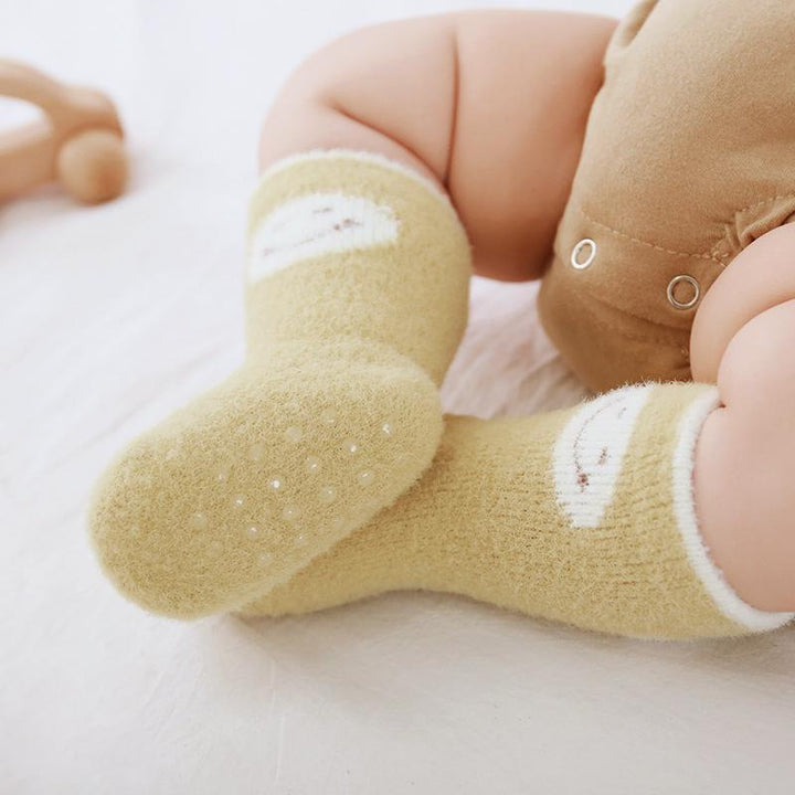 Soft Color Winter Baby Socks - MomyMall