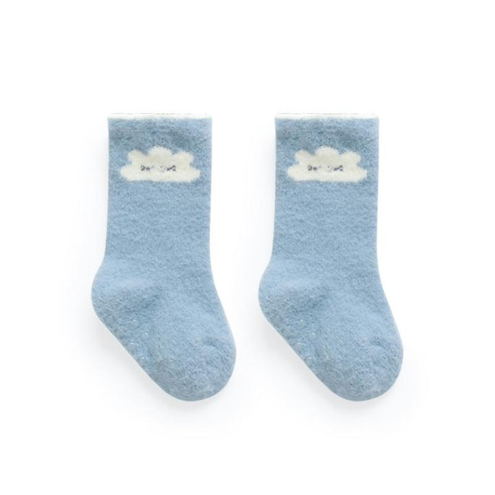 Soft Color Winter Baby Socks - MomyMall Blue / 0-6 Months