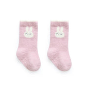 Soft Color Winter Baby Socks - MomyMall Pink / 0-6 Months