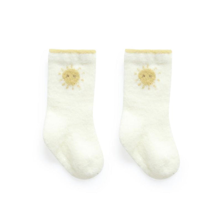 Soft Color Winter Baby Socks - MomyMall White / 0-6 Months