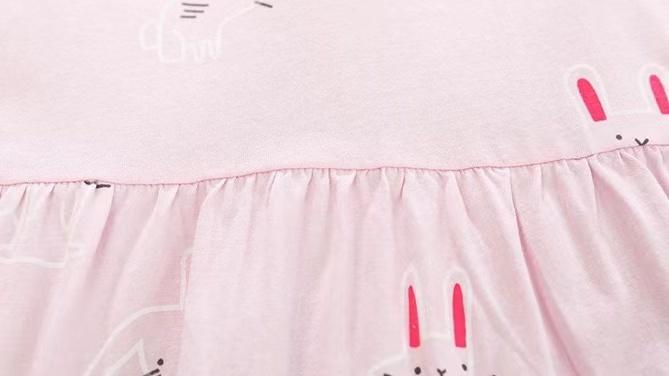 Pink Bunny Ruffle Dress - MomyMall