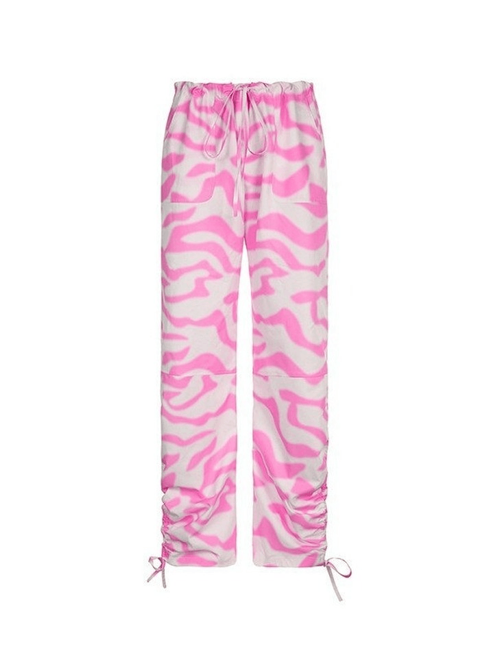 Pink Camo Baggy Casual Pants - MomyMall