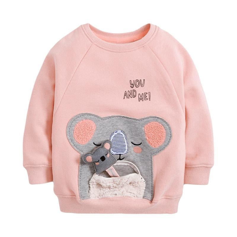 Pocket Koala Patch Sweatshirt - MomyMall 2-3 Years