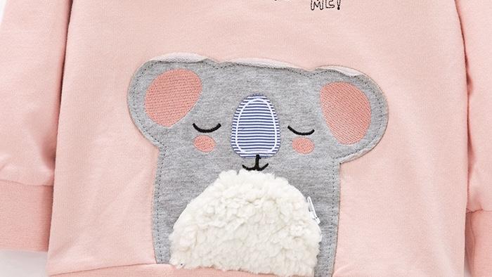 Pocket Koala Patch Sweatshirt - MomyMall